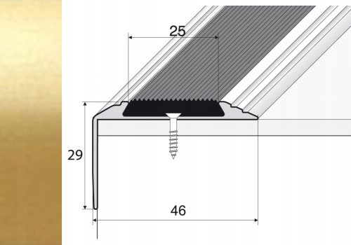 Lépcső élvédő profilok - Post 42,4 x 1130 mm, AISI 304 fegyvertelen vágás