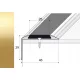 Lépcső élvédő profilok - Post 42,4 x 1130 mm, AISI 304 fegyvertelen vágás