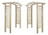 PERGOLA FA ÍVES PERGOLA VIRÁGÁGYÁS GW