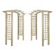 PERGOLA FA ÍVES PERGOLA VIRÁGÁGYÁS GW