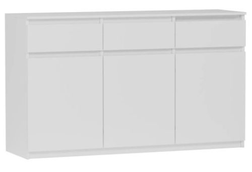 Mobene Modern komód 120 x 40 x 98cm matt fehér