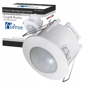   Egyszeres időzítő kapcsoló 6TH Sense fehér 6S-CRS3-W 6thSENSE PIR SENSOR