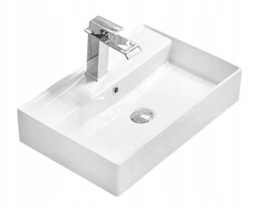 Fürdőszobai mosdók - Mexen Blanca, Top -Ups 56x38 cm elhelyezve