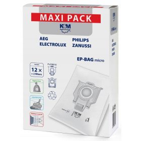  EP-BAG MAXI szintetikus porszívótáska, 12 db.