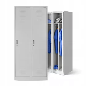   Jan Nowak munkavédelmi szekrény, kétajtós, 180 cm x 60 cm