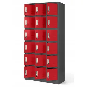 Munkavédelmi szekrény Jan Nowak több ajtó 185 cm x 90 cm