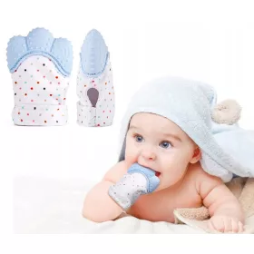 Babafogó - Fogaher kesztyű a fogakhoz a baba színekhez