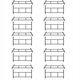 Varsó állványzat Welder-Met 20 el. 8 m