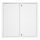 SystemHome ellenőrző ajtó 80 x 80 cm fém
