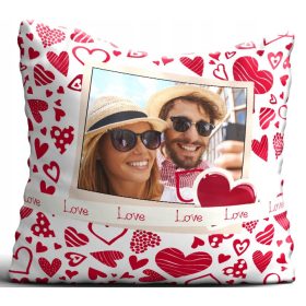   Párnák - Párna bármilyen mintával, Valentin-napi ajándék qo