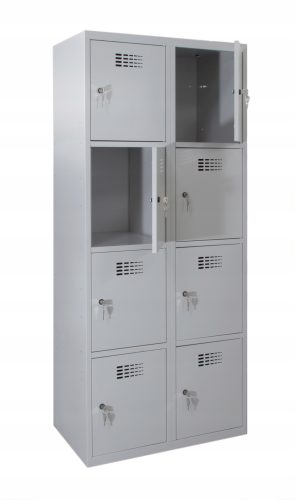 Munkavédelmi szekrény Malow több ajtó 180 cm x 60 cm