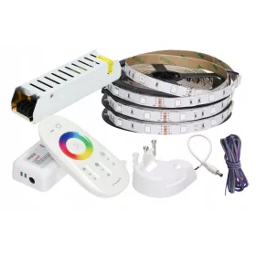 Set 15 m LED -es szalag 5050 RGB + White P. Érintse meg