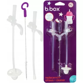   Bögre, üveg csecsemőnek - B.Box cserélhető szalma és új Box kefe