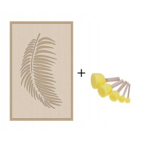   Stencil festéshez - Falmatrica a jég földjén - Elsa és Olaf