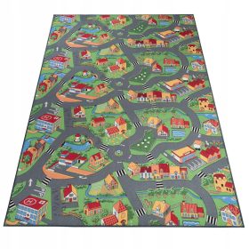   Gyermek szőnyeg - Szőnyegszőnyegek gyermekei utcák város 200x300
