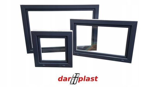 ABLAK 1200 x 400 ANTRACIT ALACSI GARÁZS