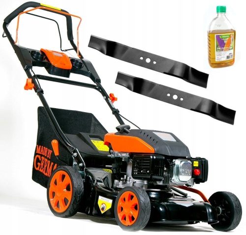  Gázfűnyíró kosaras német 140 cm³ kapacitással kosár 45 l, vágási szélesség 40 cm