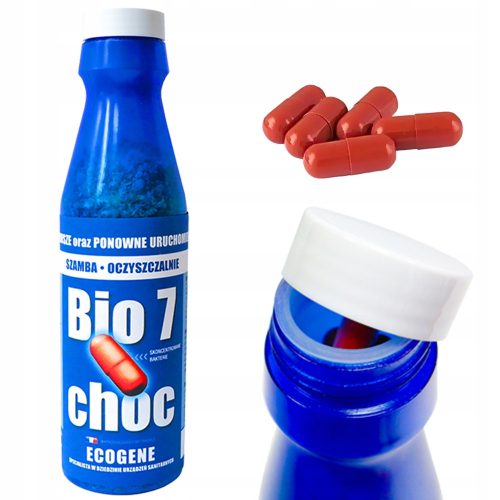  Bio7 CHOC szennyvíztisztító telepindító baktériumok BIO 7 | ERŐS STARTER BIO7 5 ADAG