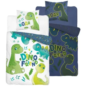   Alacsonyabb ágynemű 140x200 dinoszauruszok t-rex dinoszaurusz
