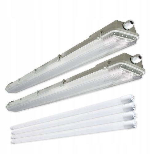 2x LED VILÁGÍTÁSOK HERMETIKUS FÉNYLÁMPA 120 SZETT