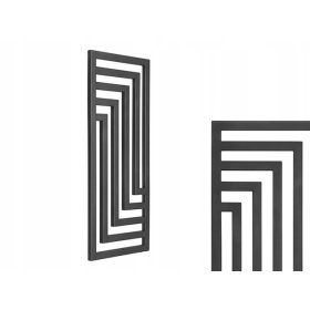  120x49 EZÜST dekoratív FEKETE p-gyöngy / RAL