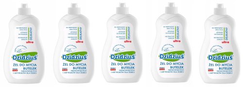 Tartozékok cumisüvegek mosásához - Dzidziuś gél palack folyadék 500 ml x 5 db