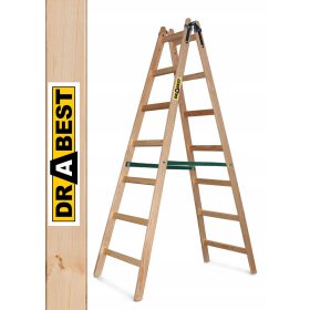 Drabest létra 3,6 m fa, 150 kg-ig