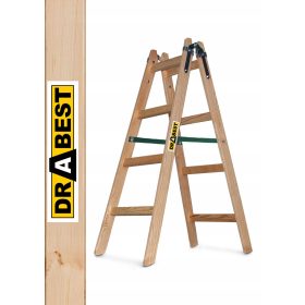 Drabest létra 2,7 m fa 2 x 4 150 kg-ig