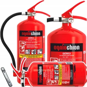 Tűzoltó készülék GP 6x ABC 6kg + tartó Busz TIR gép