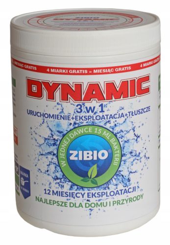  Készítmény szeptikus tartályokhoz por ZIBIO 720 l 0,72 kg