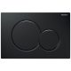 WC öblítő gomb - Geberit Sigma 01 Black Duofix UP320 H112 gomb