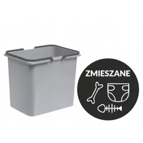   Háztartási hulladékgyűjtő - Szeméttároló, szelektív gyűjtőedény, 15L
