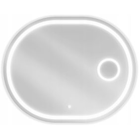  Kacsintgató fali tükör kör fa keret 600 x 600 mm