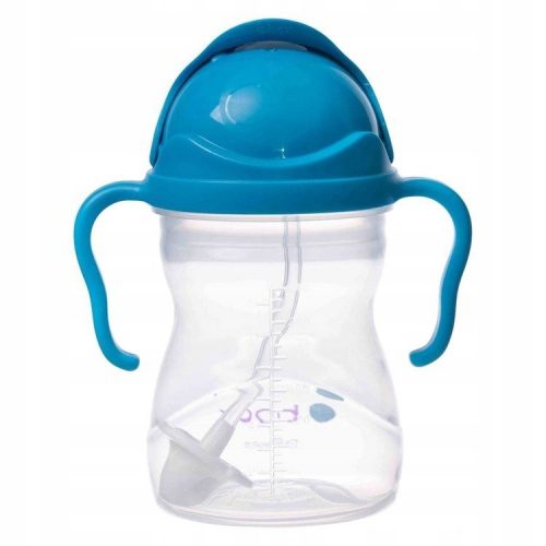  B.Box palack szívószállal, 240 ml, kobaltkék