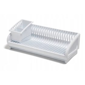   Edény szárító - Érrendszeri szárító + evőeszköz -csatorna tálca