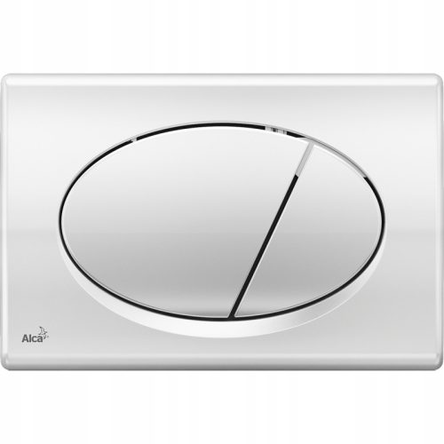 WC öblítő gomb - Alcaplast Dolphin M71 Chrome gomb.
