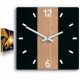  ModernClock falióra fehér, fekete, barna árnyalatai, 30 cm