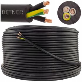   Kábel Kerek elektromos, flexibilis (szál), beépítés, földelt Bitner 3 x 1.0