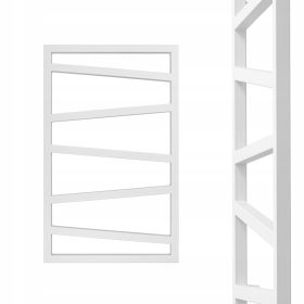  AKSIS fürdőszoba DEKORATÍV 86x53 FEHÉR gyöngy