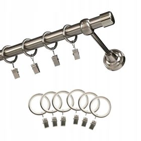   Kész függönyrúd - Egyszemélyes függönyrúd 19 mm 180 cm