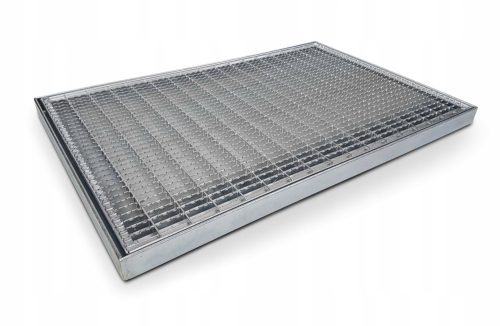 Szennyfogó szőnyeg - Fém ablaktörlő horganyzott anti -Slip 60x40x3