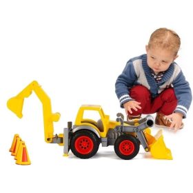 WADER 0377 Traktor-rakodó kanállal