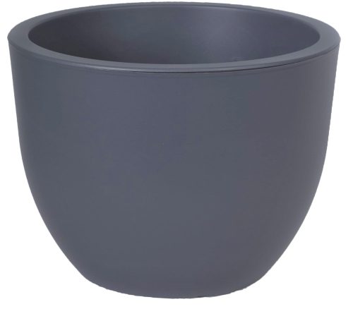  Prosperplast virágcserép 34,5 cm x 34,5 x 25,7 cm átmérőjű 34,5 cm műanyag szürke és ezüst árnyalatok