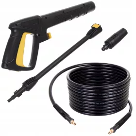   Készlet magasnyomású mosókhoz - Pisztoly tömlő 10 m Lanca mosó fekete deszkáló bosch