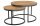 2in1 dohányzóasztal Reus Bench Loft Industrial Metal