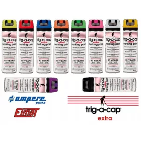   Amper geodéziai festék piros, fluoreszkáló, kék, narancs, rózsaszín, zöld, sárga 500 ml