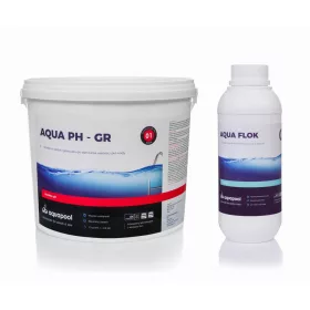   Medence kémia - MEDENCE KÉMIAI pH MÍNUS GRANULÁTUM 5 kg + 1l FLOC