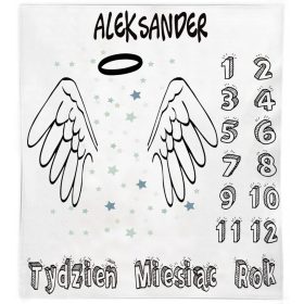   Baba takaró - Fekete fotók fotó egy 110x100 névvel rendelkező gyermek számára