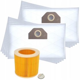    ProLine eco szintetikus porszívó táska 10 db + Kastor szűrő Kärcher SE4001 porszívóhoz