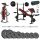 Fitness készlet - Xylo tornaterem 62 kg pad+gryf+terhelés